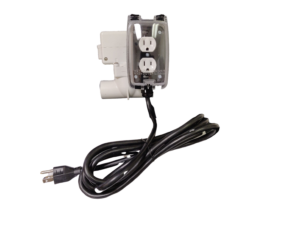 Pre-wired flowswitch 1", 9' power cord with dual outlet box